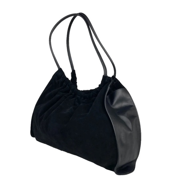 GUCCI Bag Shoulderbag Handbag Suede Black - Picture 3 of 9